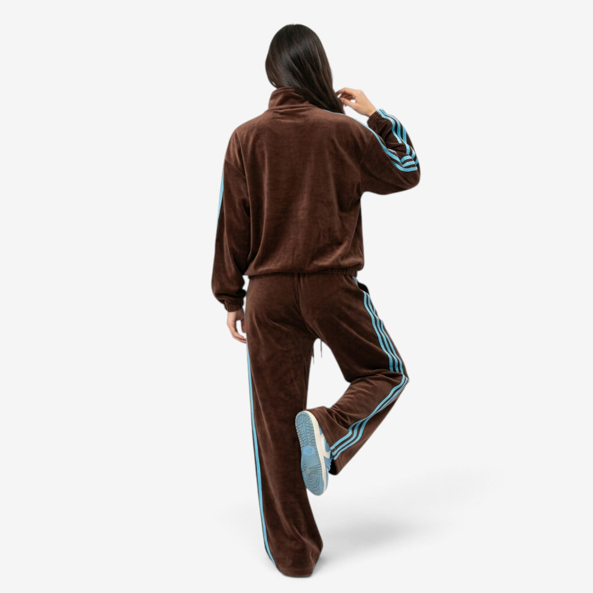 Conjunto Deportivo con Rayas Laterales para Mujer