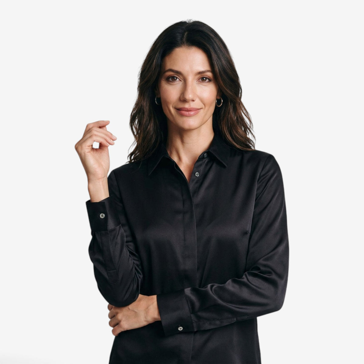 Camisa Clásica de Manga Larga para Mujer