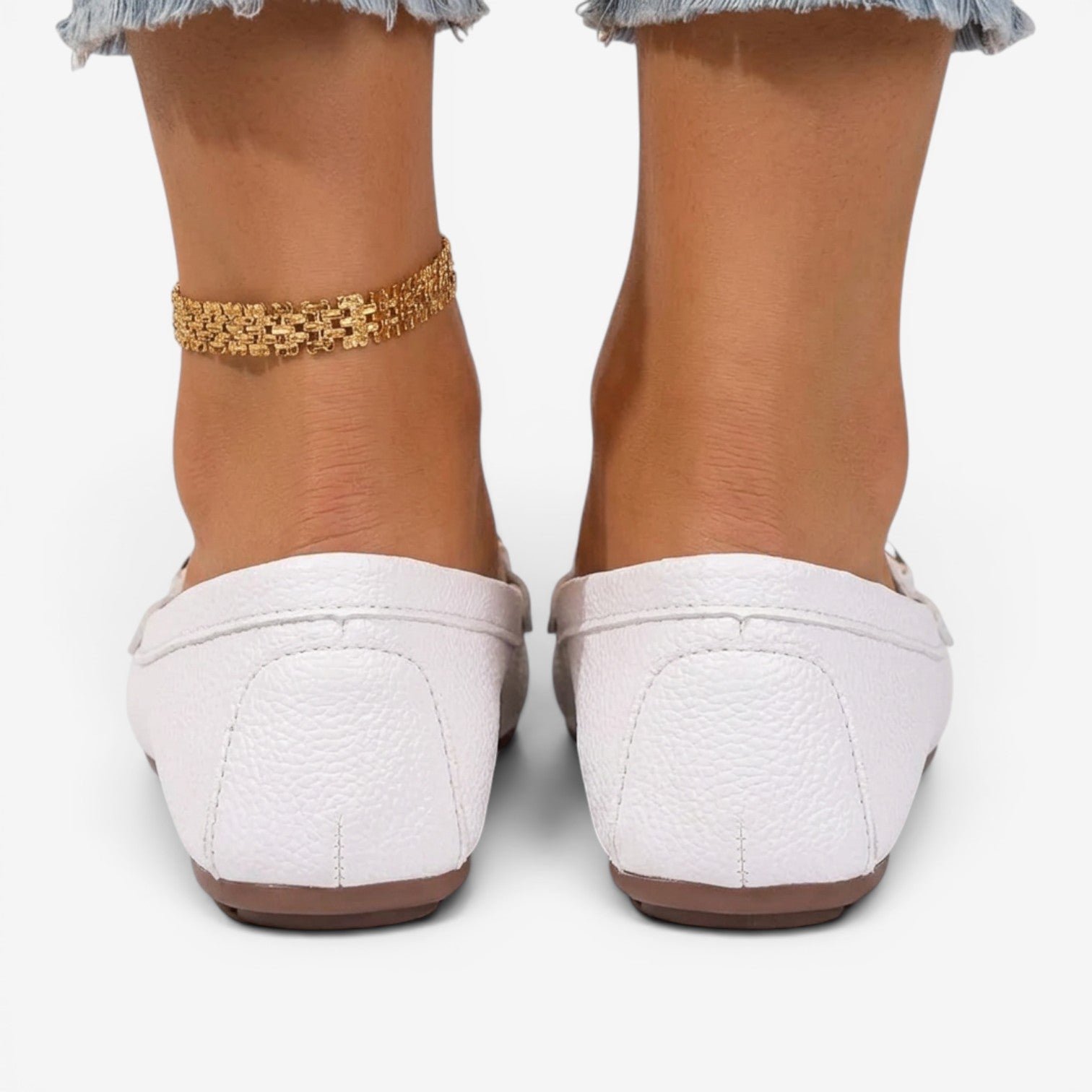 Mocasines Planos de Punta Redonda para Mujer