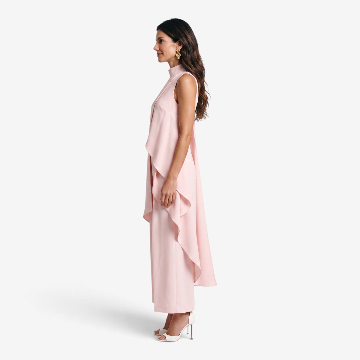 Conjunto Asimétrico con Pantalón Palazzo para Mujer