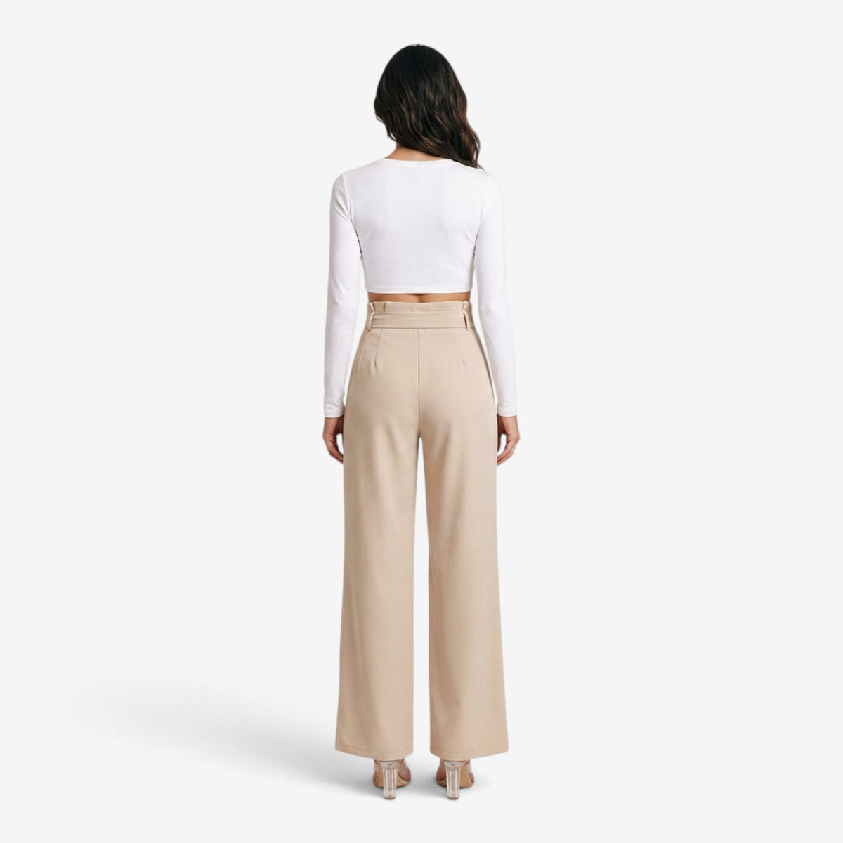 Pantalón de Traje Recto para Mujer