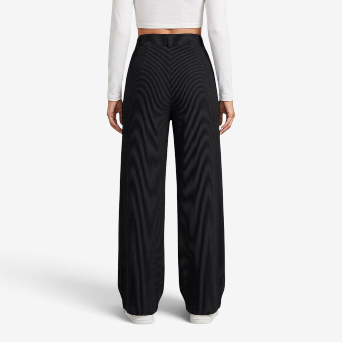 Pantalón Palazzo de Cintura Alta para Mujer