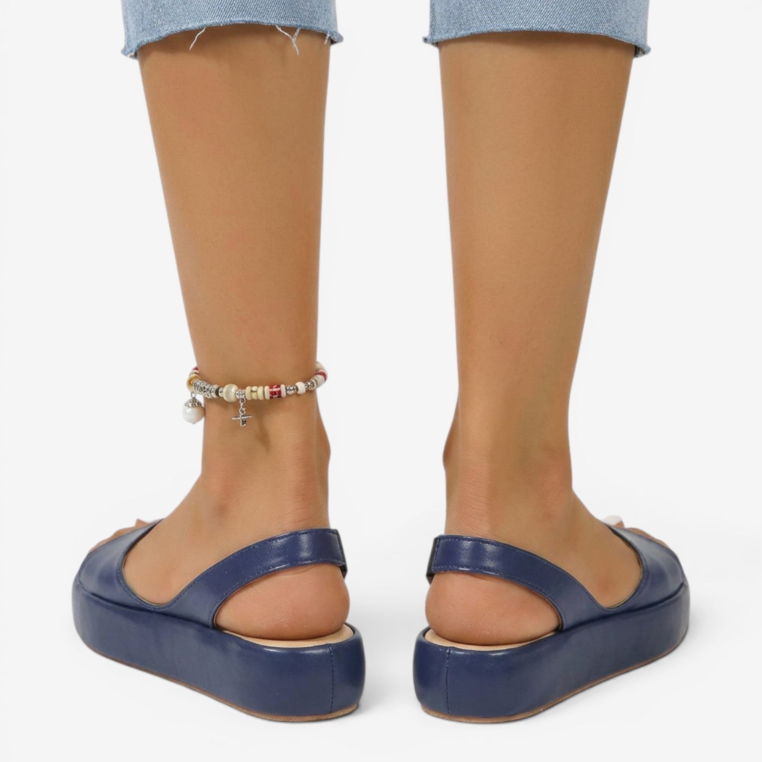 Sandalias de Plataforma con Slingback para Mujer
