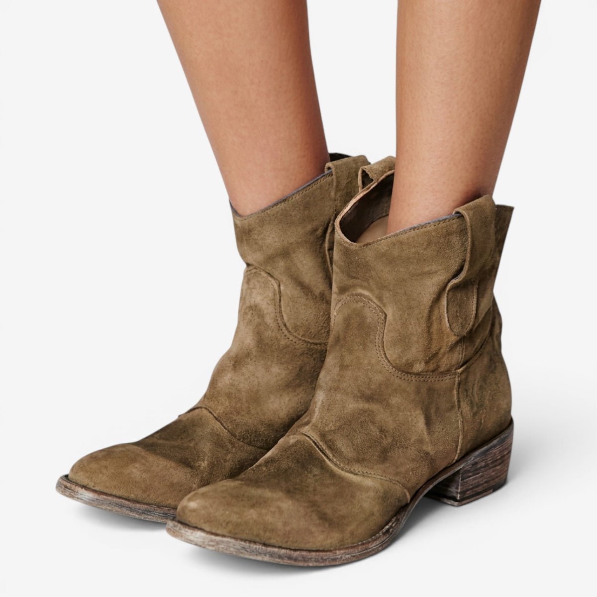 Botines Martin de Tacón Bajo Mujer