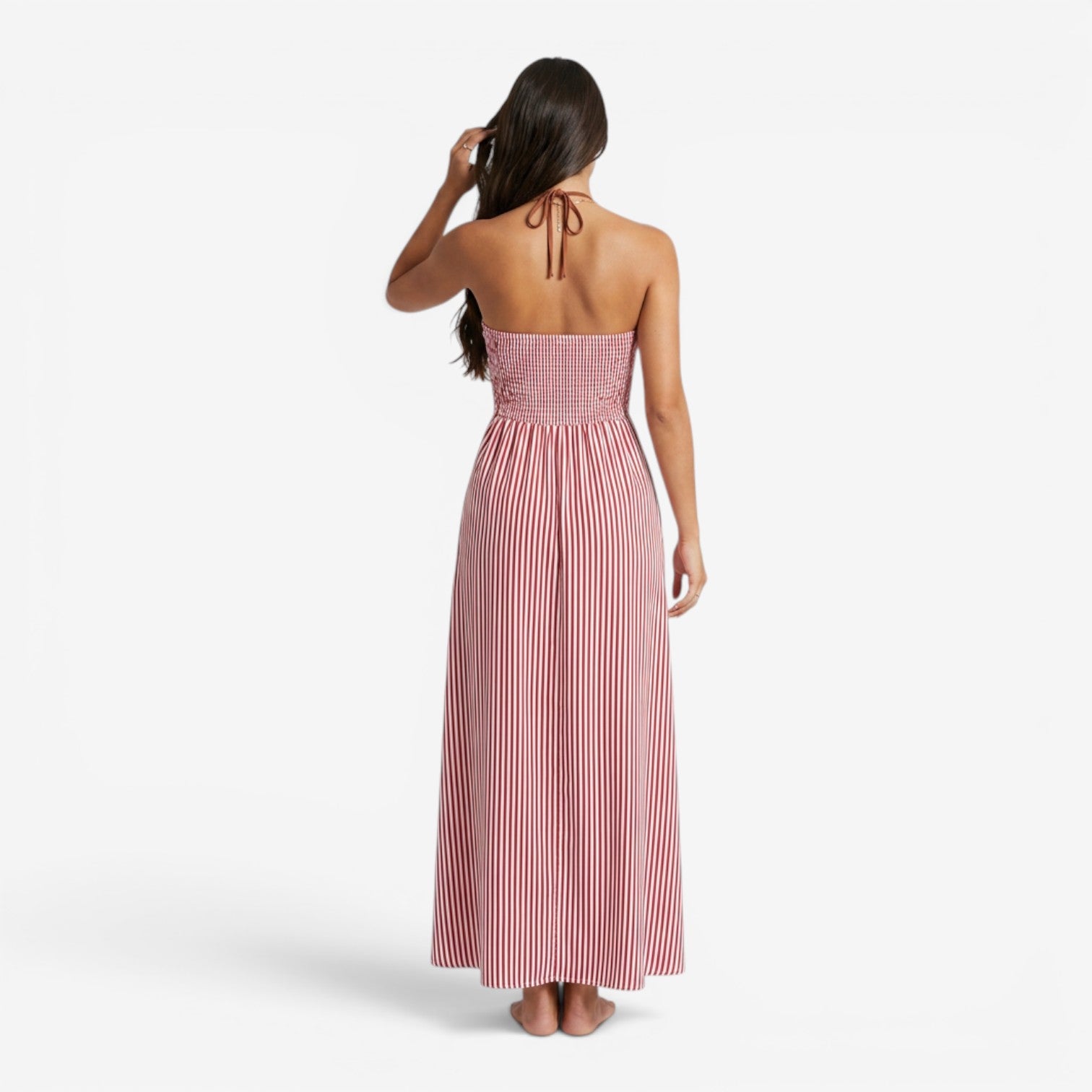 Vestido Asimétrico Halter Elegante