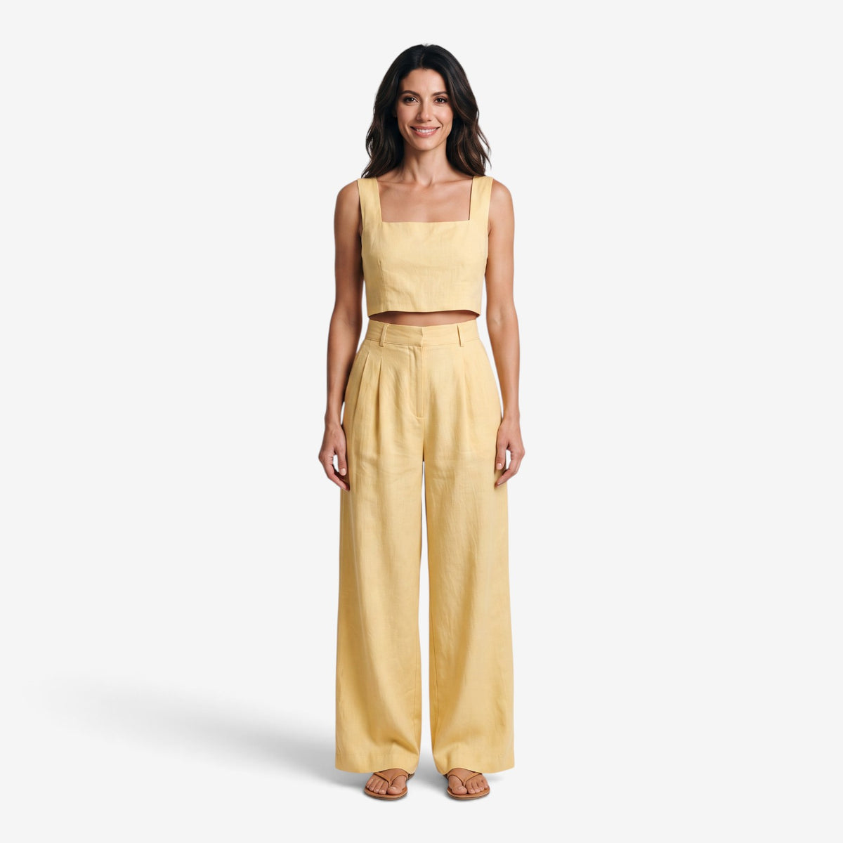 Conjunto de Top y Pantalón Palazzo para Mujer