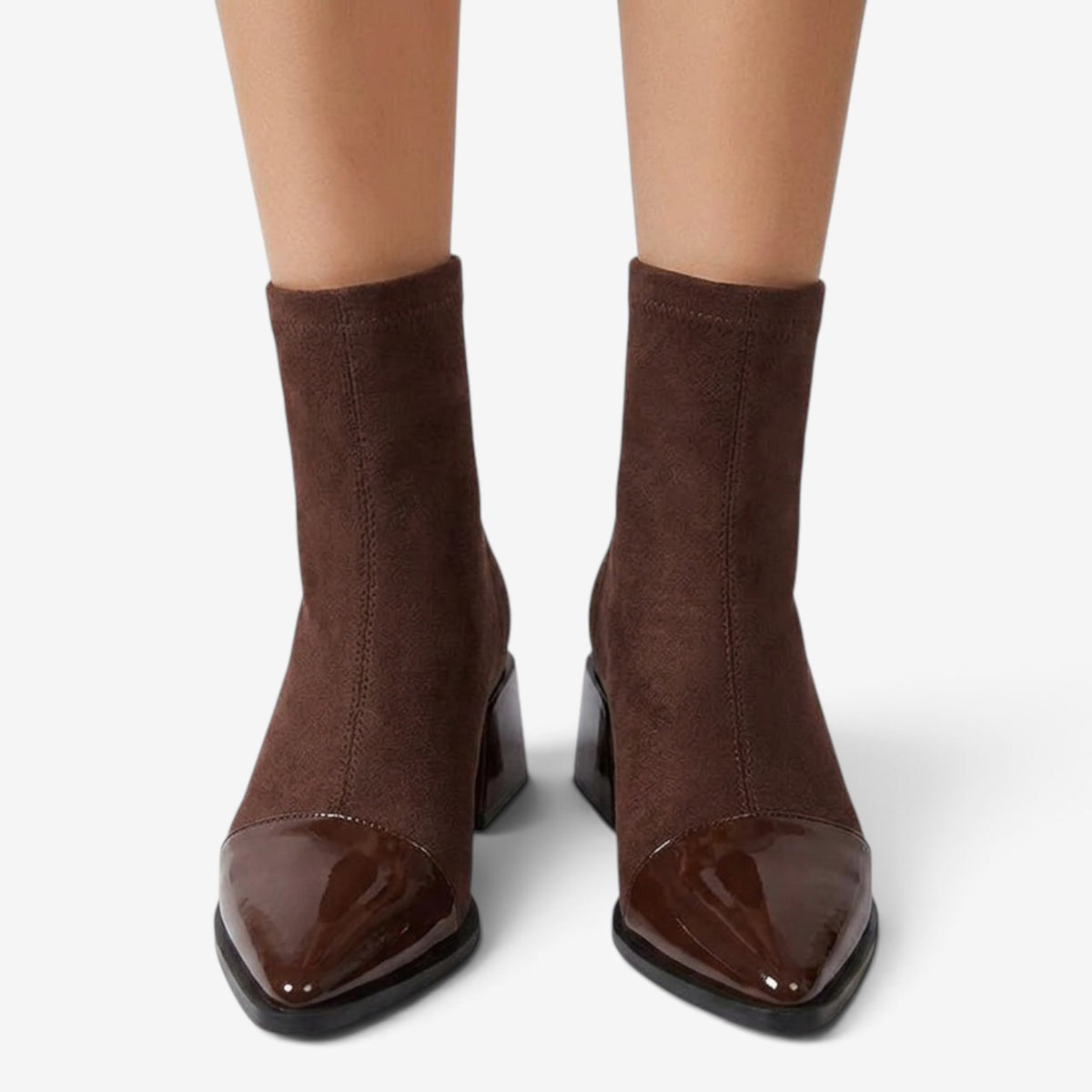 Botines de Punta Fina con Tacón para Mujer