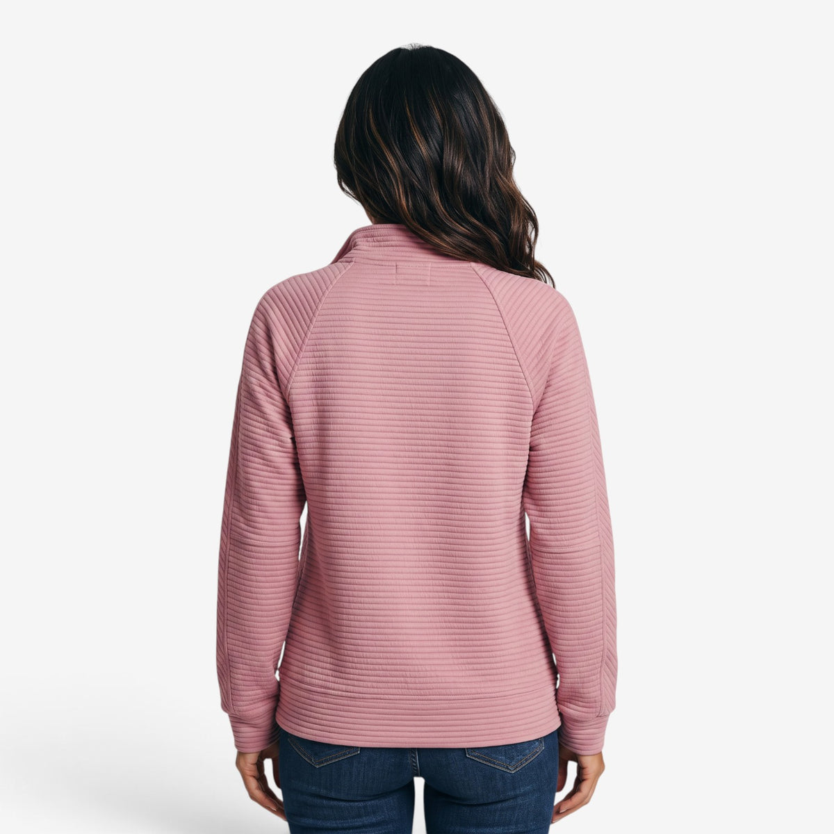 Sudadera con Cuello Alto y Cremallera