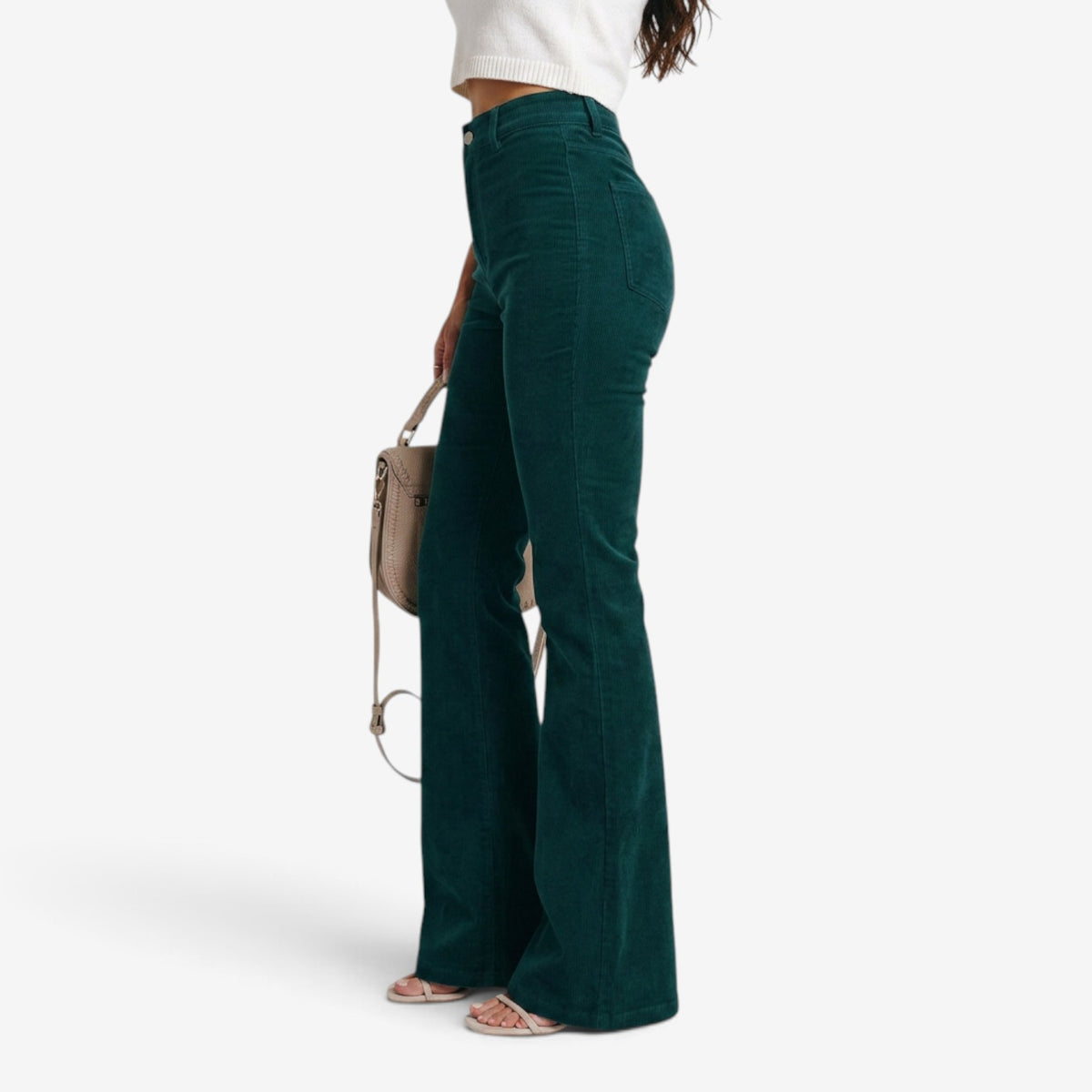 Pantalón de Pana Acampanado para Mujer