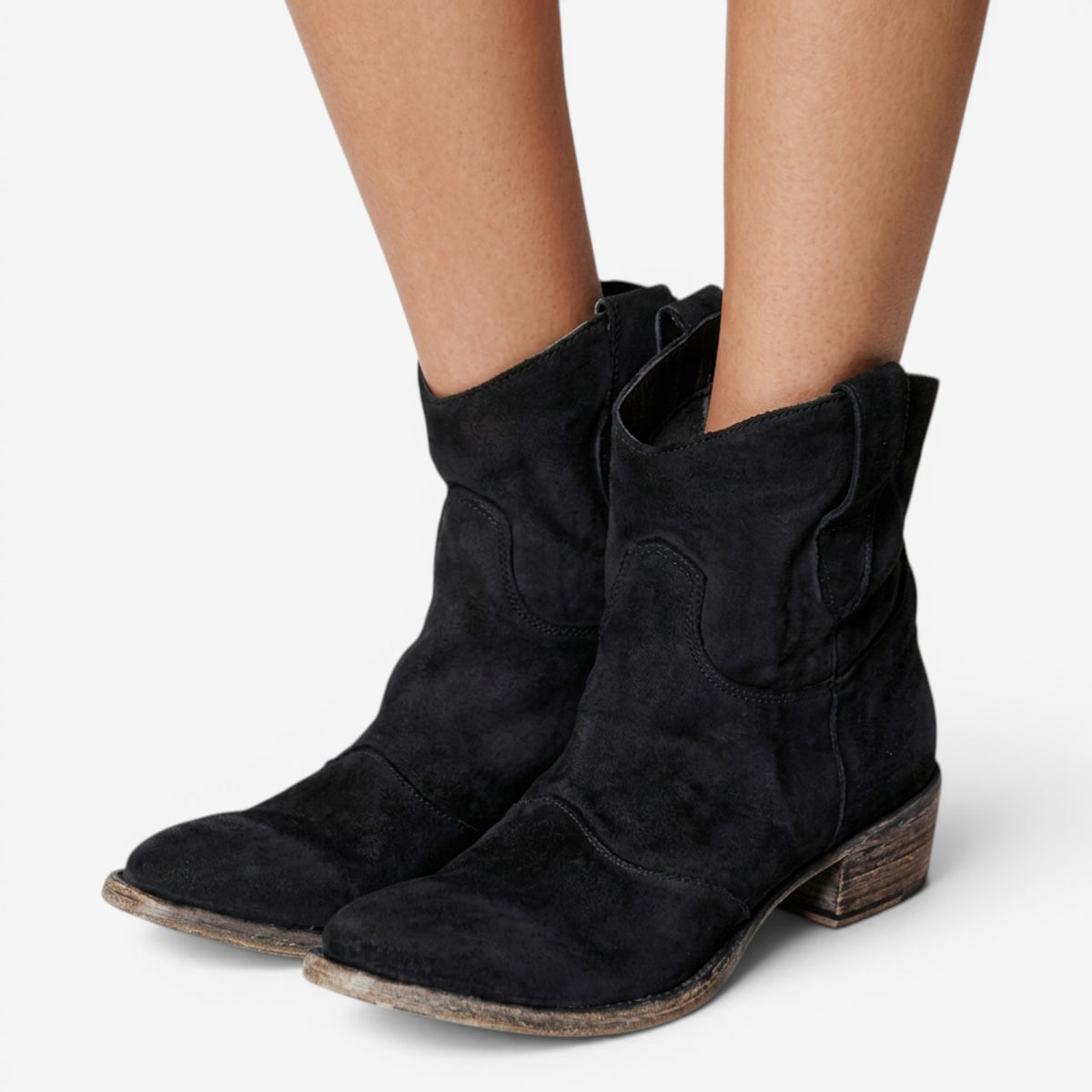 Botines Martin de Tacón Bajo Mujer
