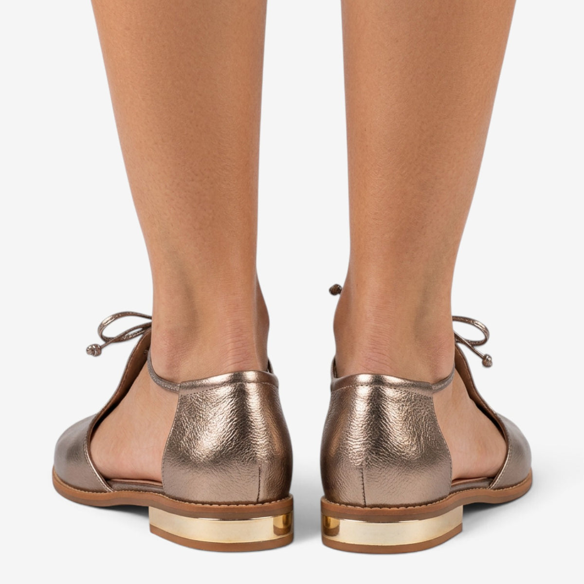 Sandalias Abiertas con Cordones para Mujer