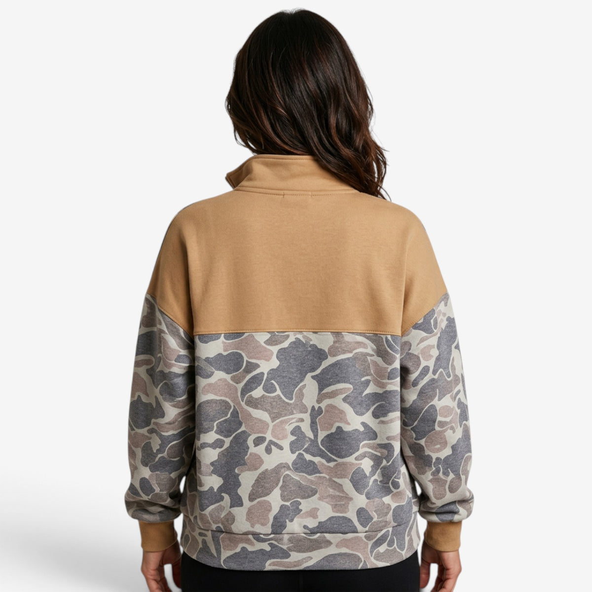 Sudadera Estampada con Cremallera para Mujer