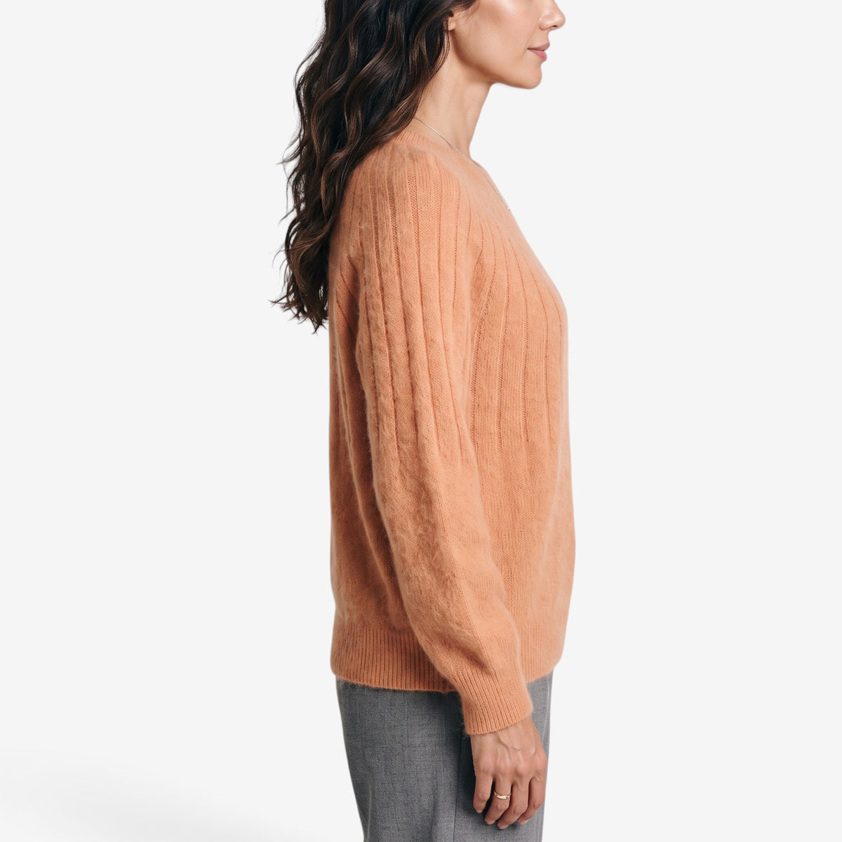 Jersey de Punto Acanalado para Mujer