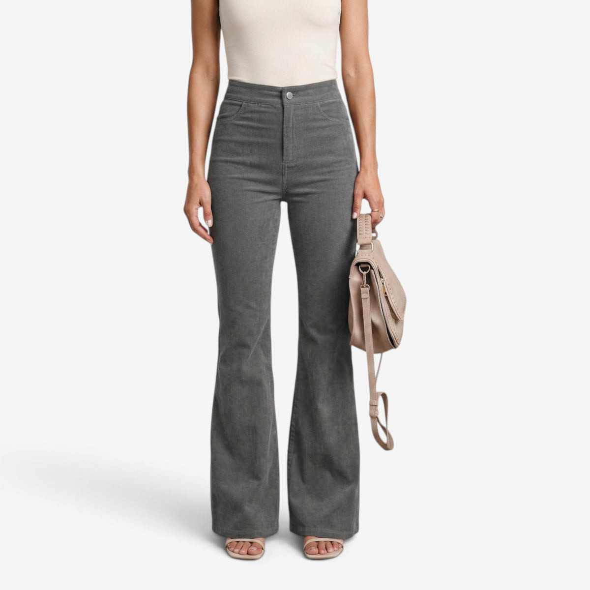 Pantalón de Pana Acampanado para Mujer
