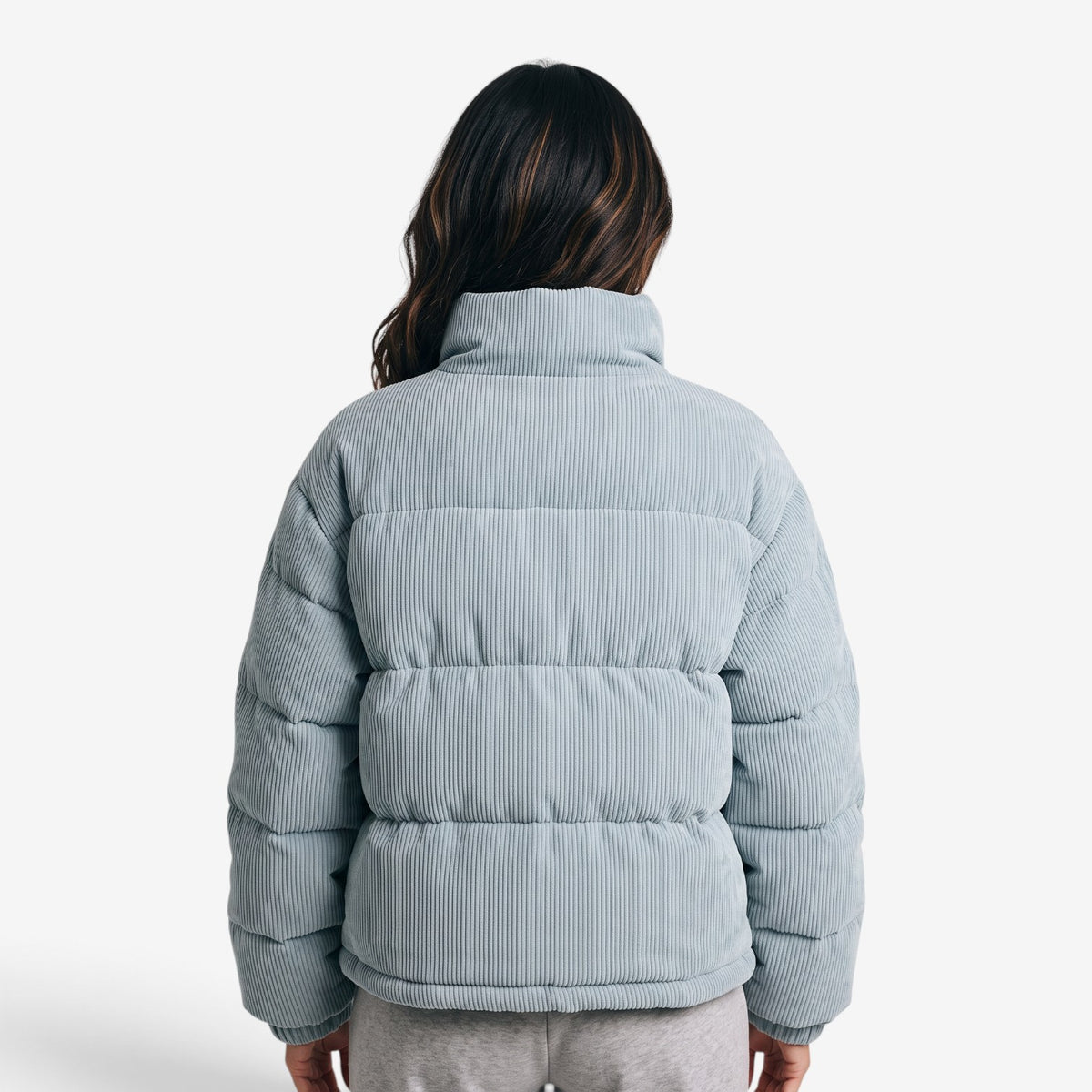 Chaqueta Acolchada de Pana para Mujer