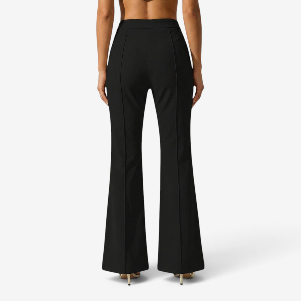 Pantalón Clásico de Cintura Alta para Mujer