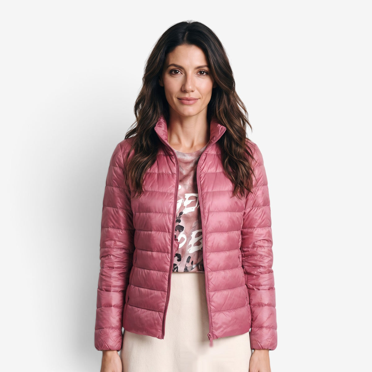 Chaqueta Acolchada Corta para Mujer