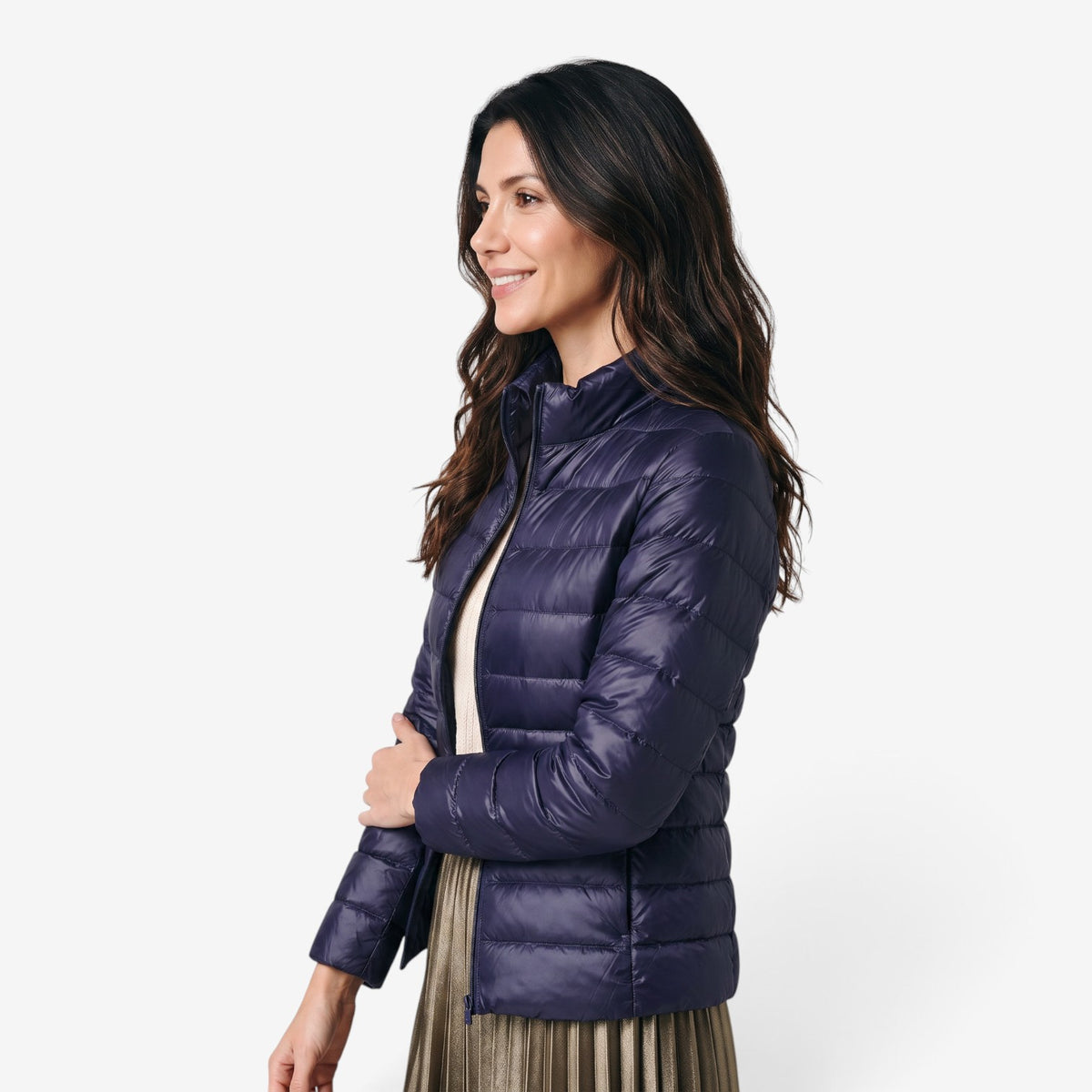 Chaqueta Acolchada Corta para Mujer