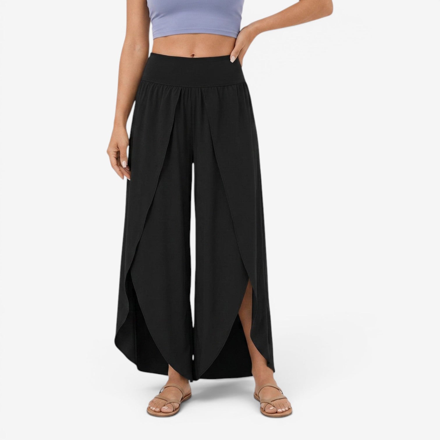 Pantalón de Yoga de Pierna Ancha para Mujer