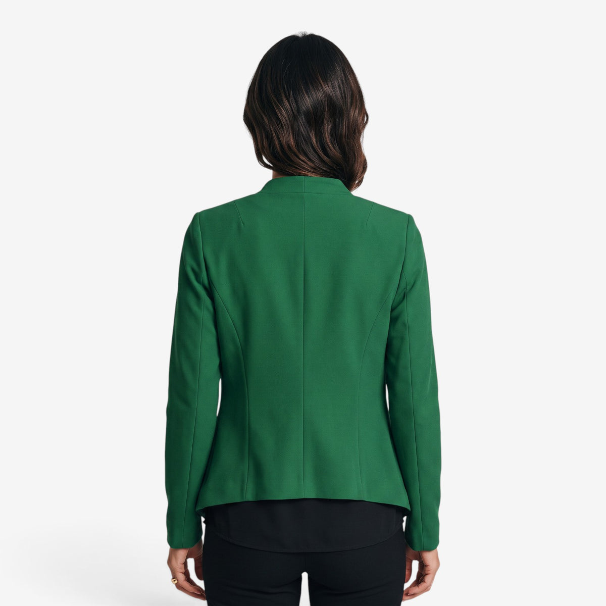 Blazer Entallada de Manga Larga para Mujer