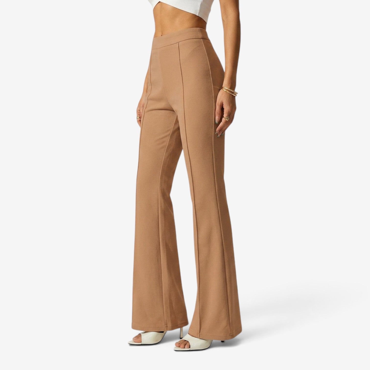 Pantalón Clásico de Cintura Alta para Mujer