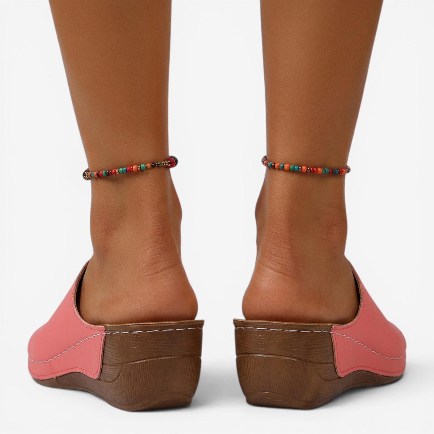 Sandalias de Cuña Peep Toe para Mujer