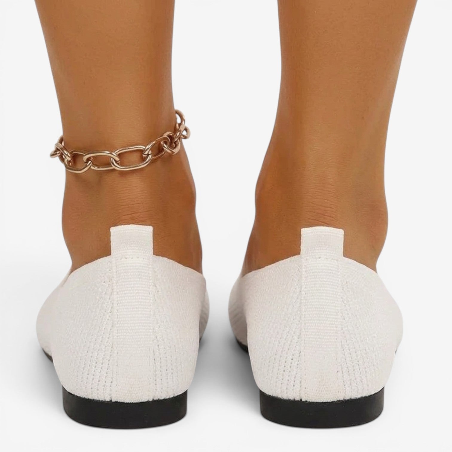 Mocasines de Malla con Punta Fina para Mujer
