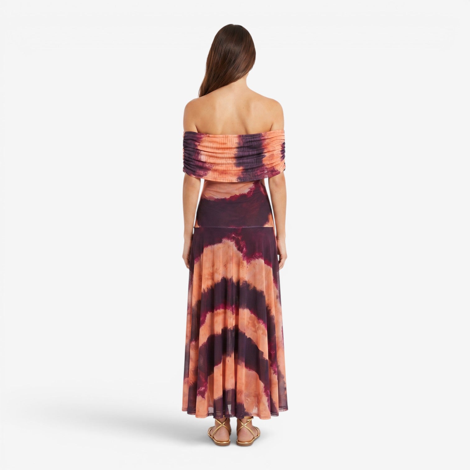 Vestido Maxi Asimétrico con Abertura