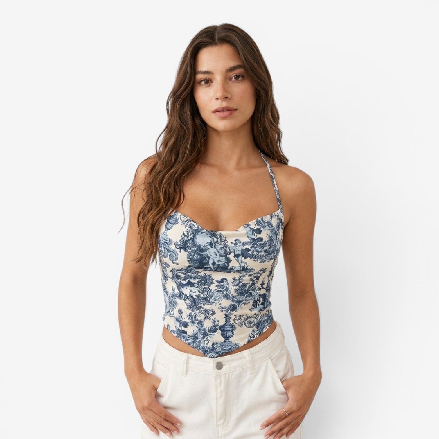 Camisola Ajustada con Tirantes para Mujer