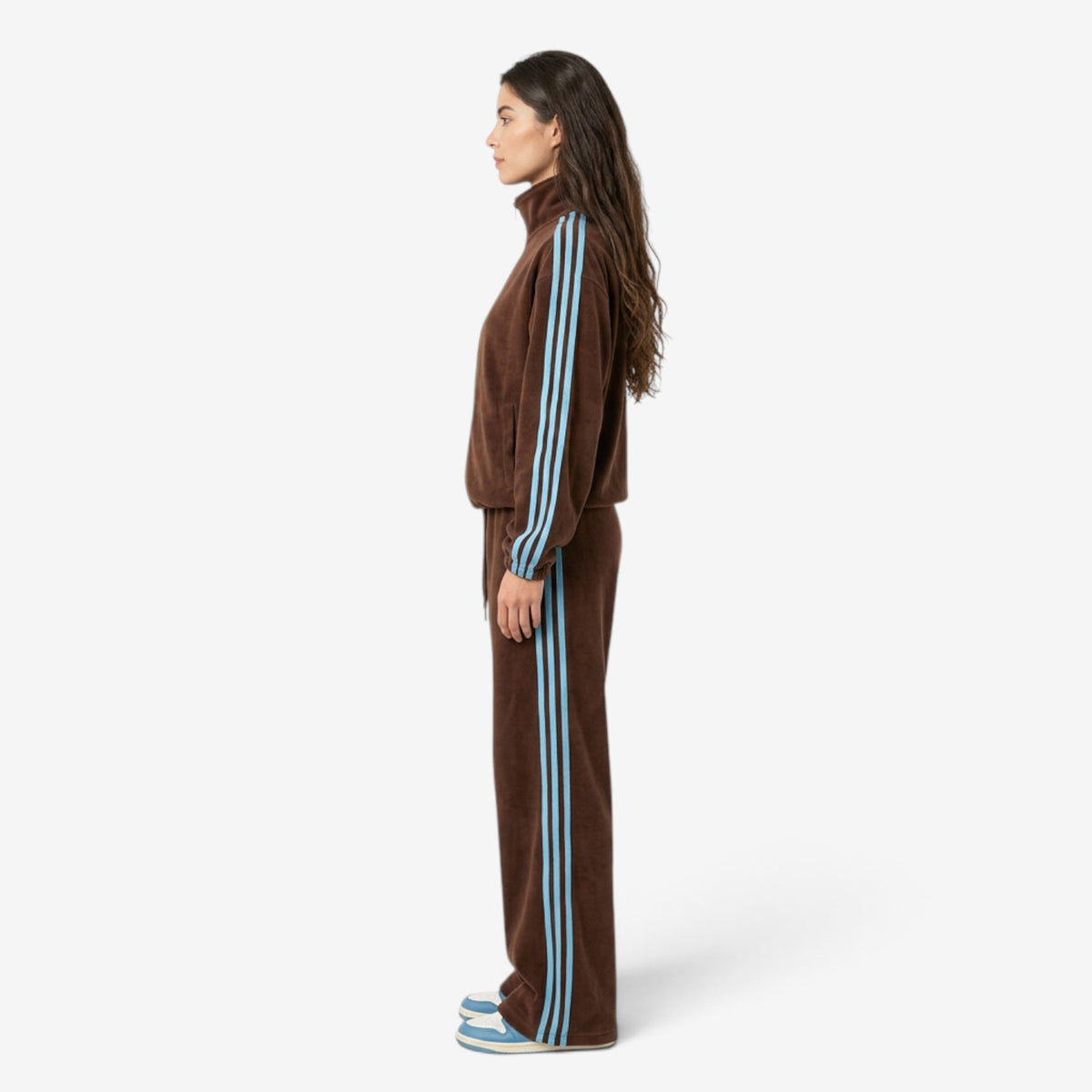 Conjunto Deportivo con Rayas Laterales para Mujer