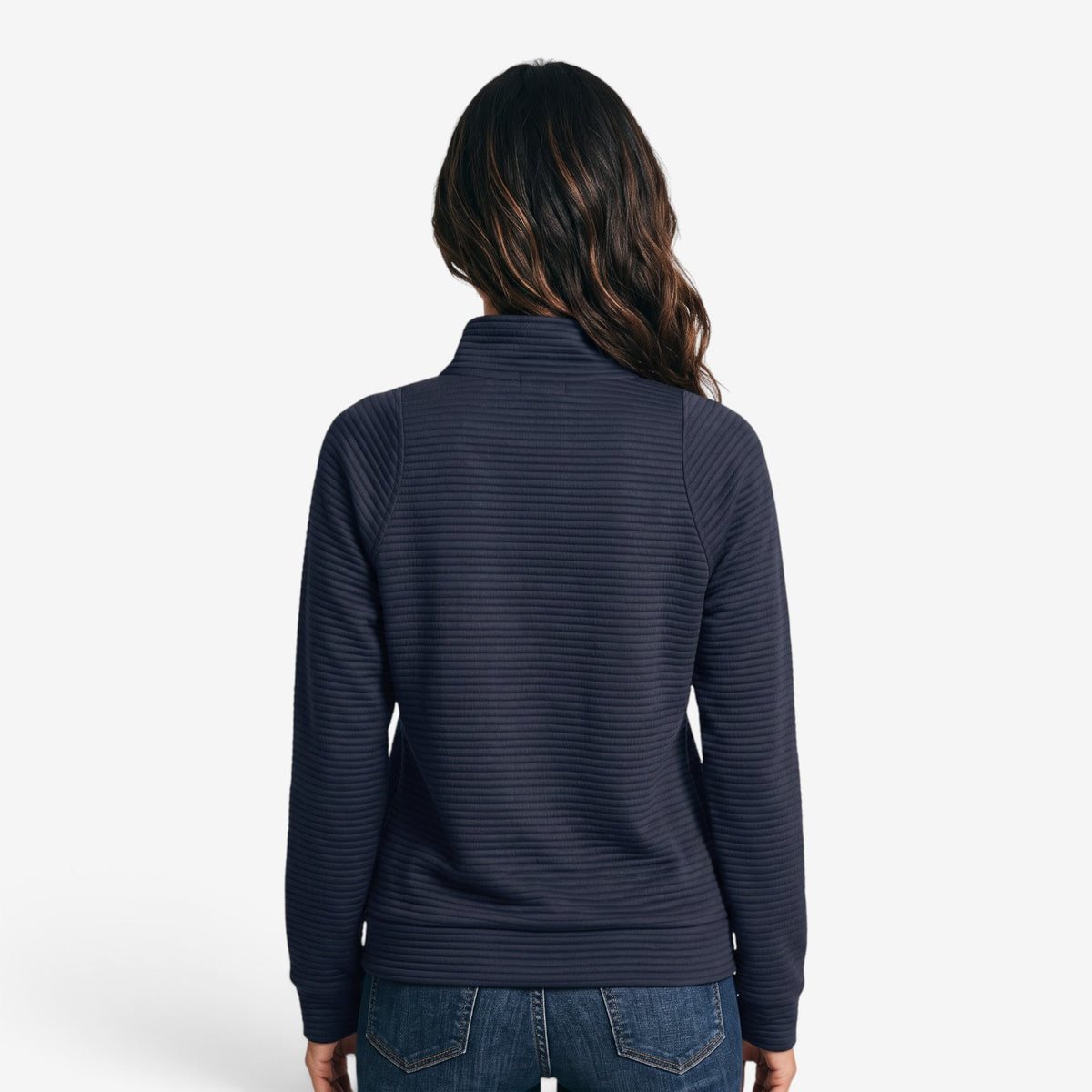 Sudadera con Cuello Alto y Cremallera