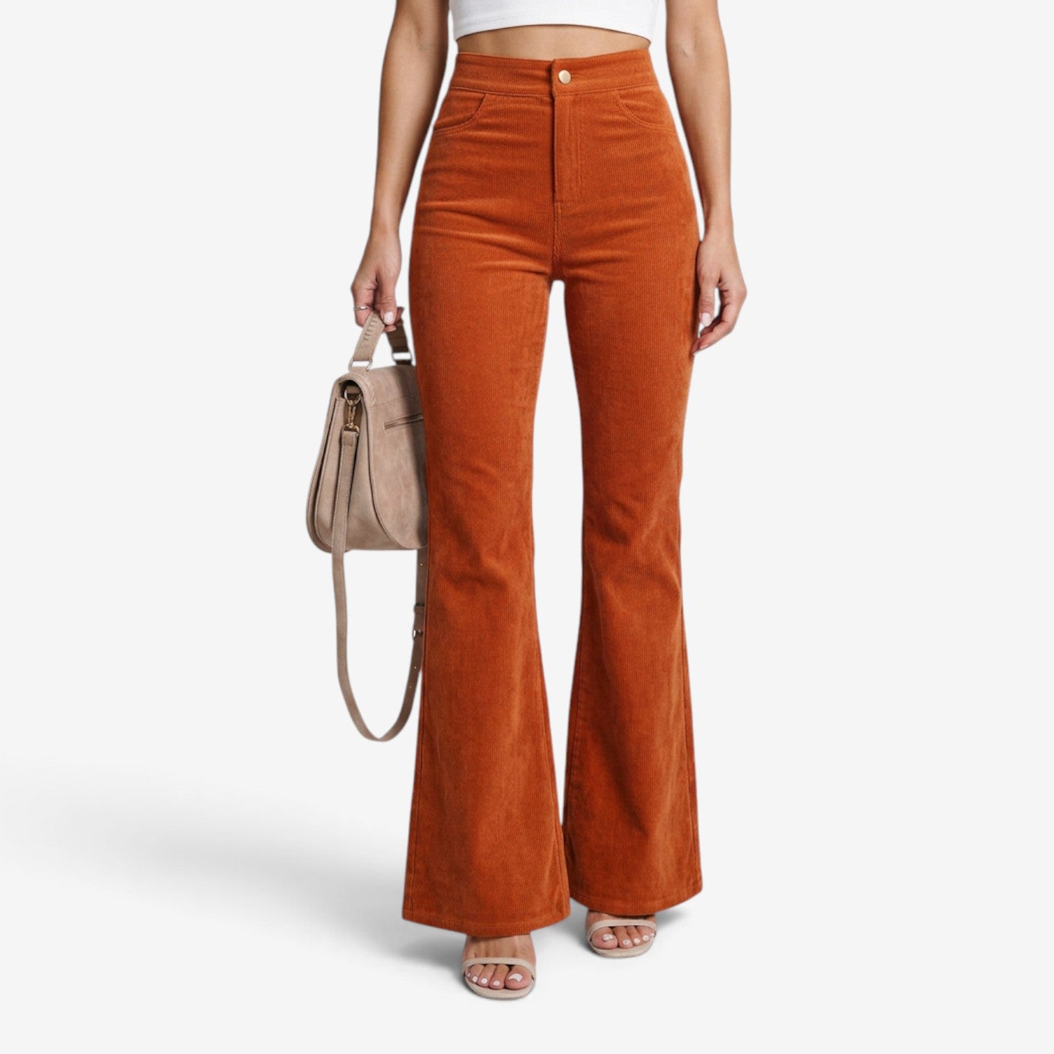 Pantalón de Pana Acampanado para Mujer