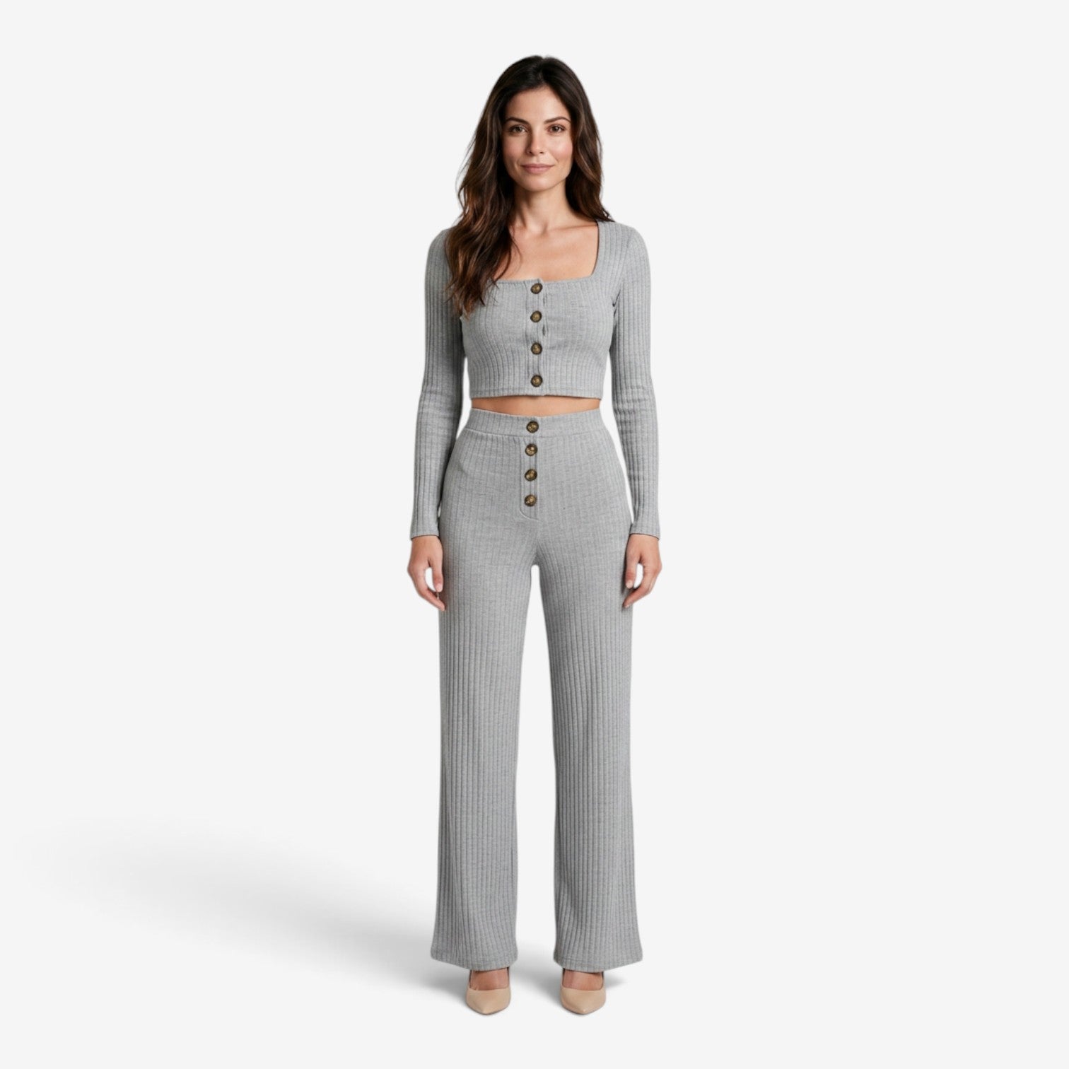 Conjunto de Cárdigan y Pantalón para Mujer