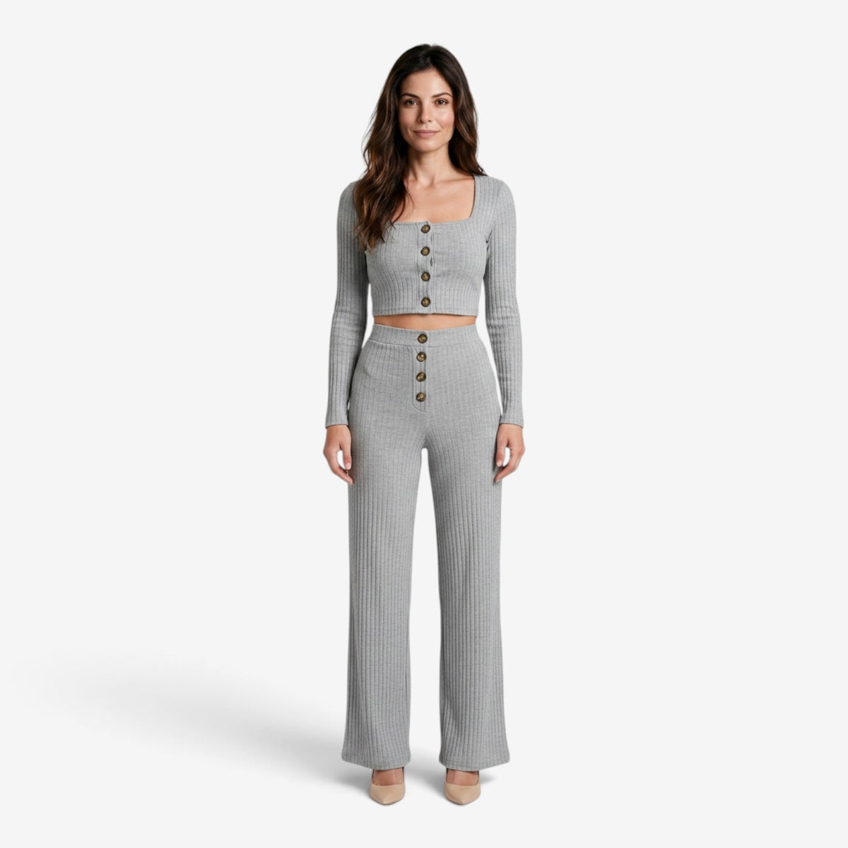Conjunto de Cárdigan y Pantalón para Mujer