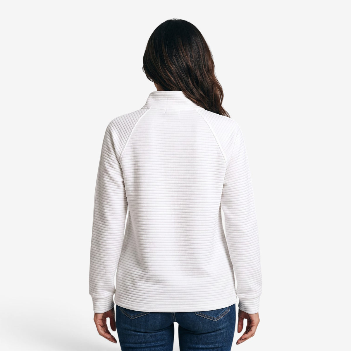 Sudadera con Cuello Alto y Cremallera