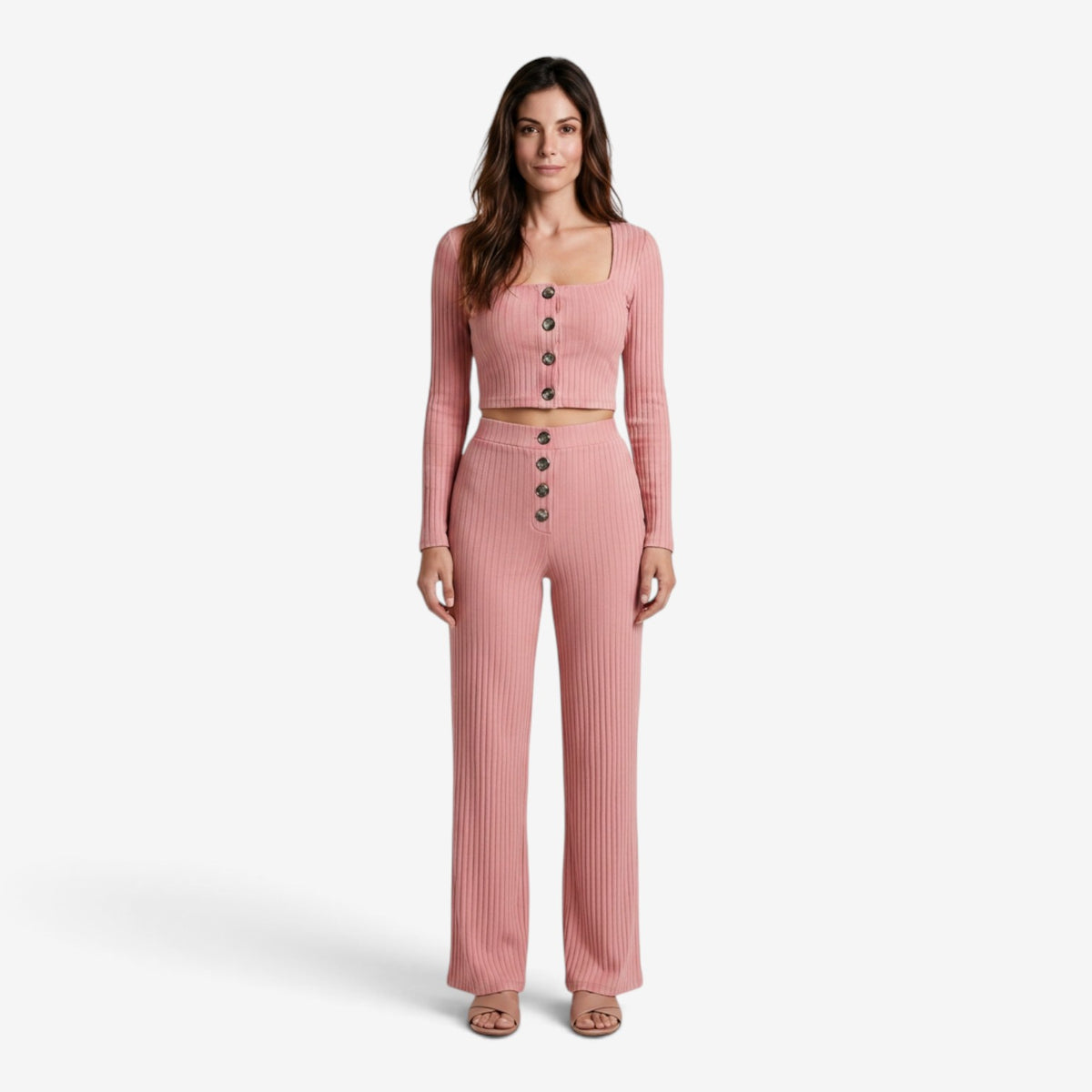 Conjunto de Cárdigan y Pantalón para Mujer