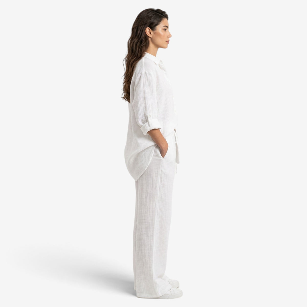 Conjunto Casual de Camisa y Pantalón para Mujer