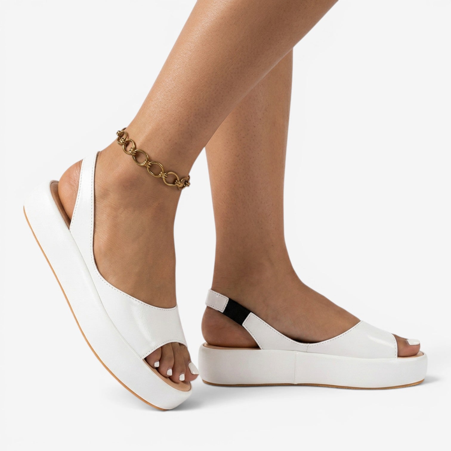 Sandalias de Plataforma con Slingback para Mujer