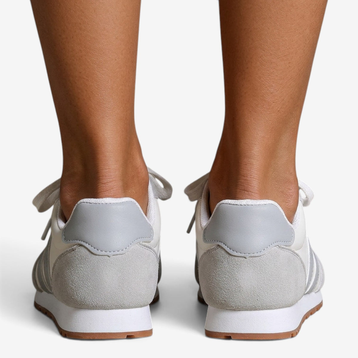 Zapatillas Retro con Rayas para Mujer