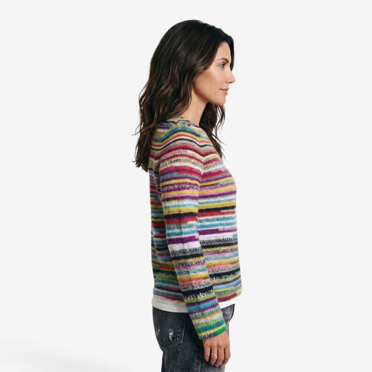Jersey de Rayas Multicolor para Mujer