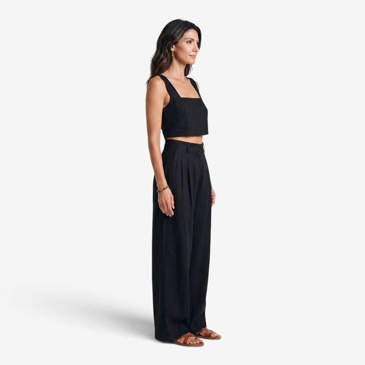 Conjunto de Top y Pantalón Palazzo para Mujer