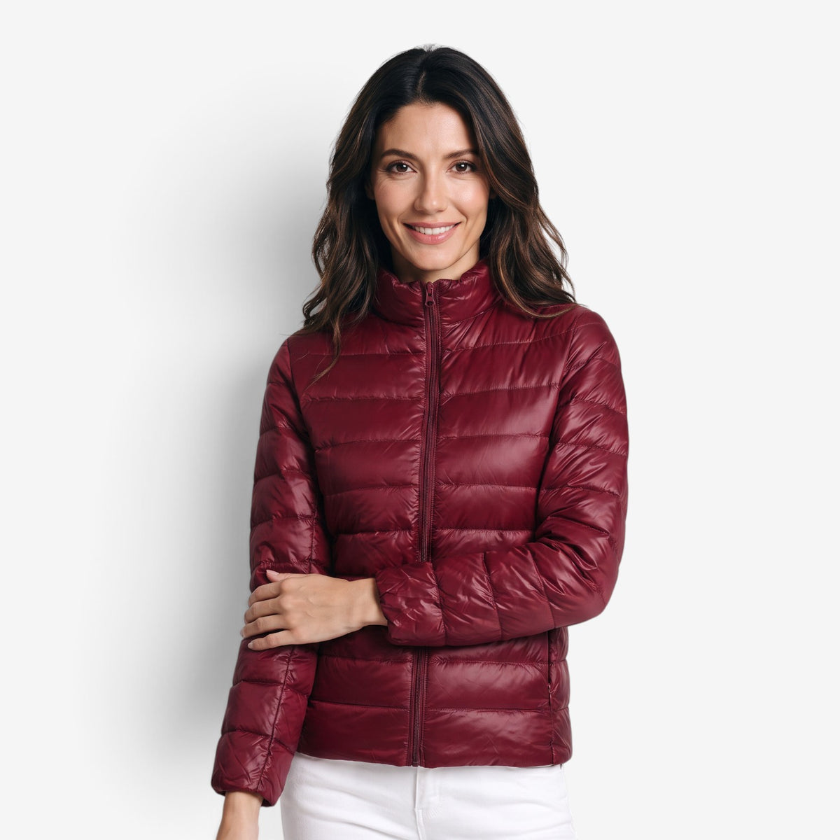 Chaqueta Acolchada Corta para Mujer