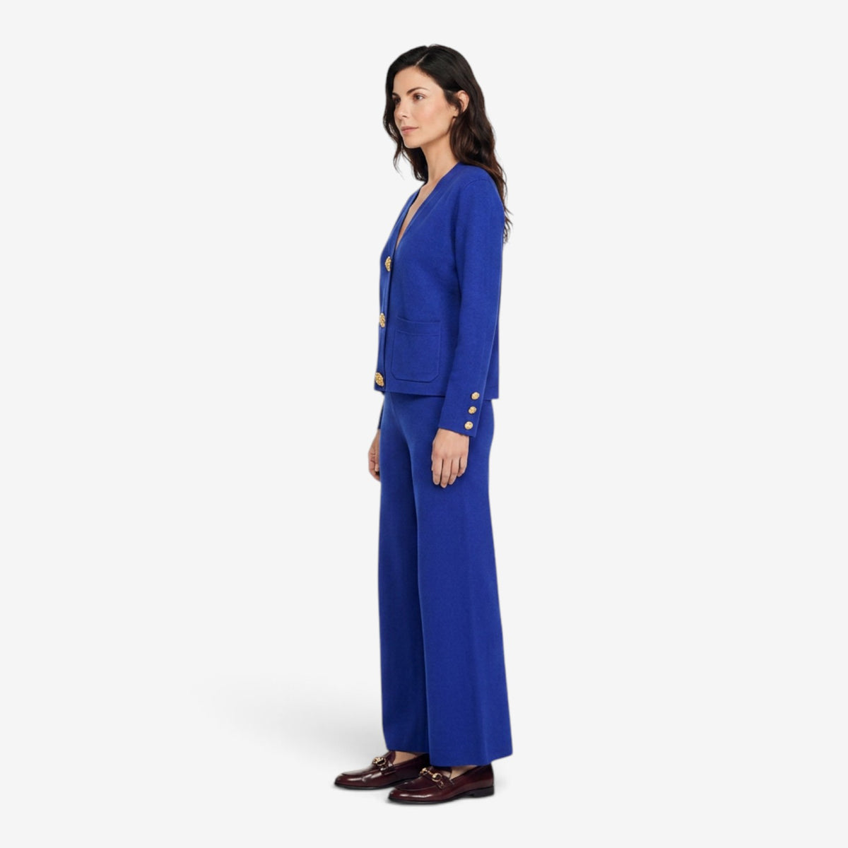 Conjunto de Punto con Cárdigan para Mujer