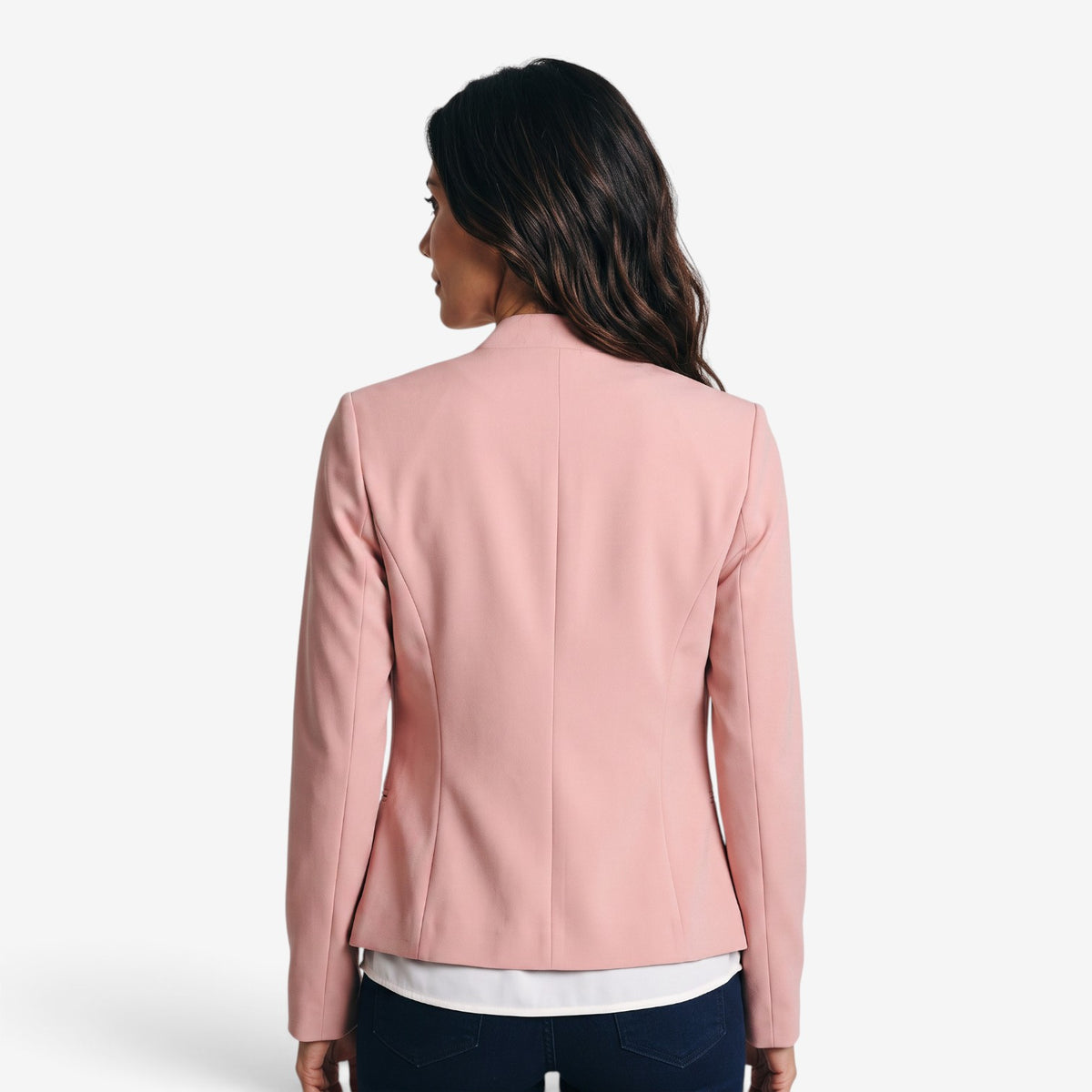 Blazer Entallada de Manga Larga para Mujer