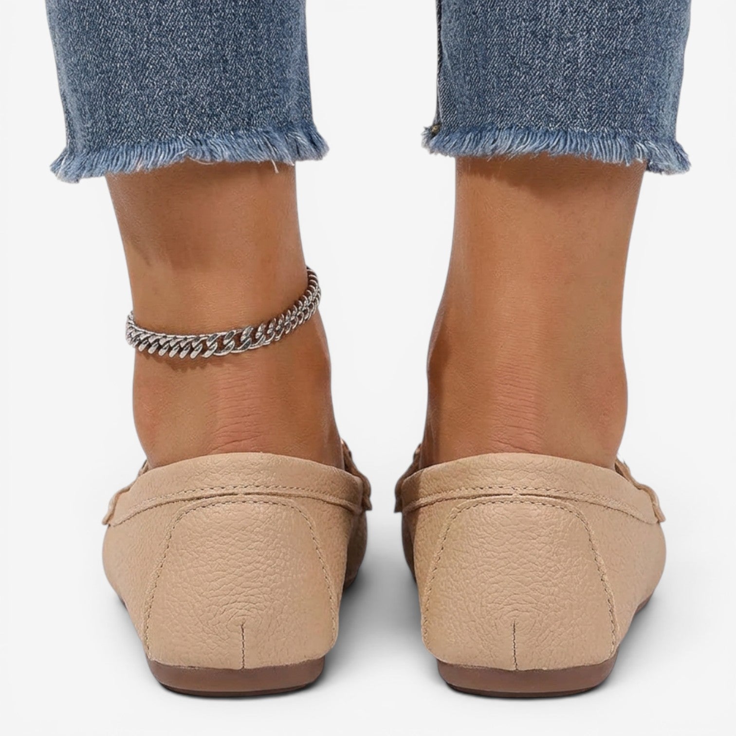 Mocasines Planos de Punta Redonda para Mujer