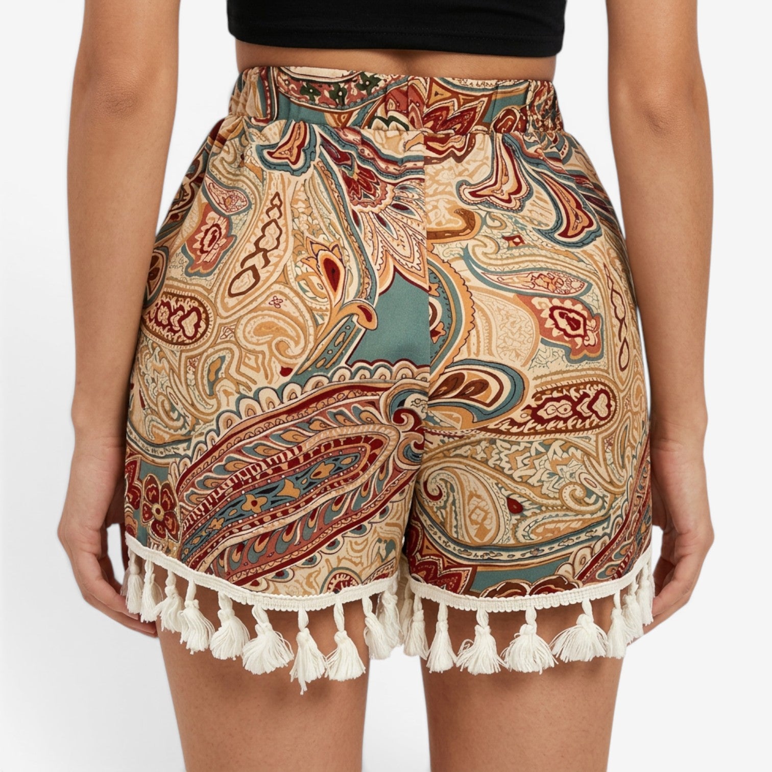 Shorts Florales de Verano para Mujer