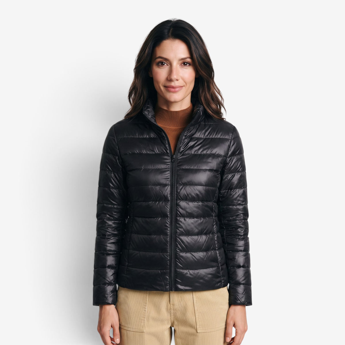 Chaqueta Acolchada Corta para Mujer