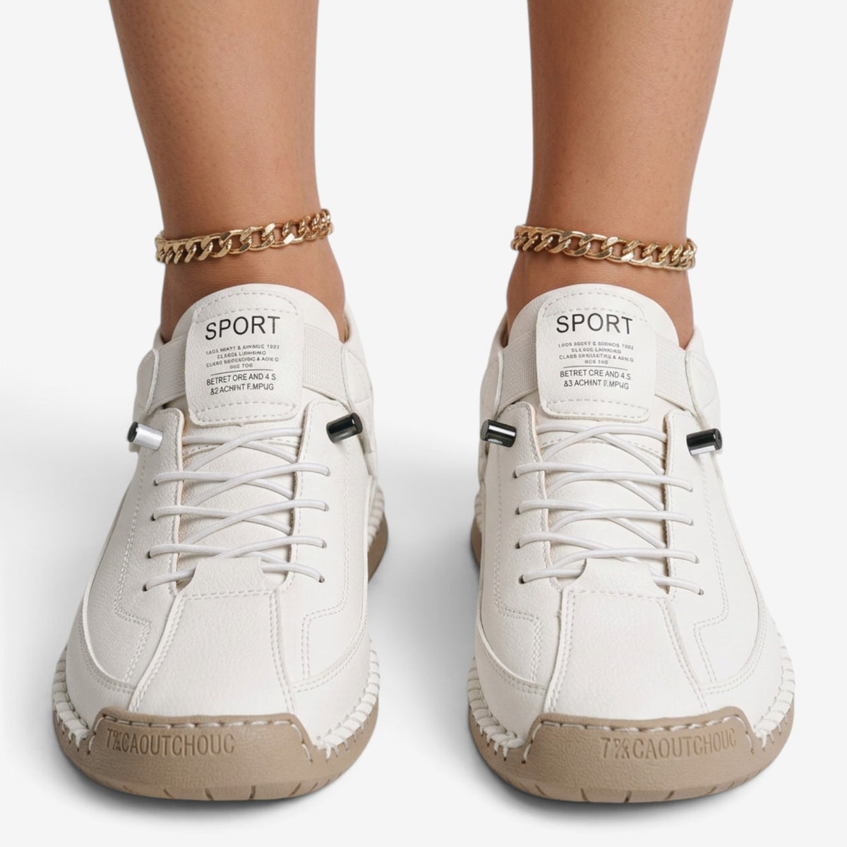 Zapatillas Abotinadas de Cuero para Mujer