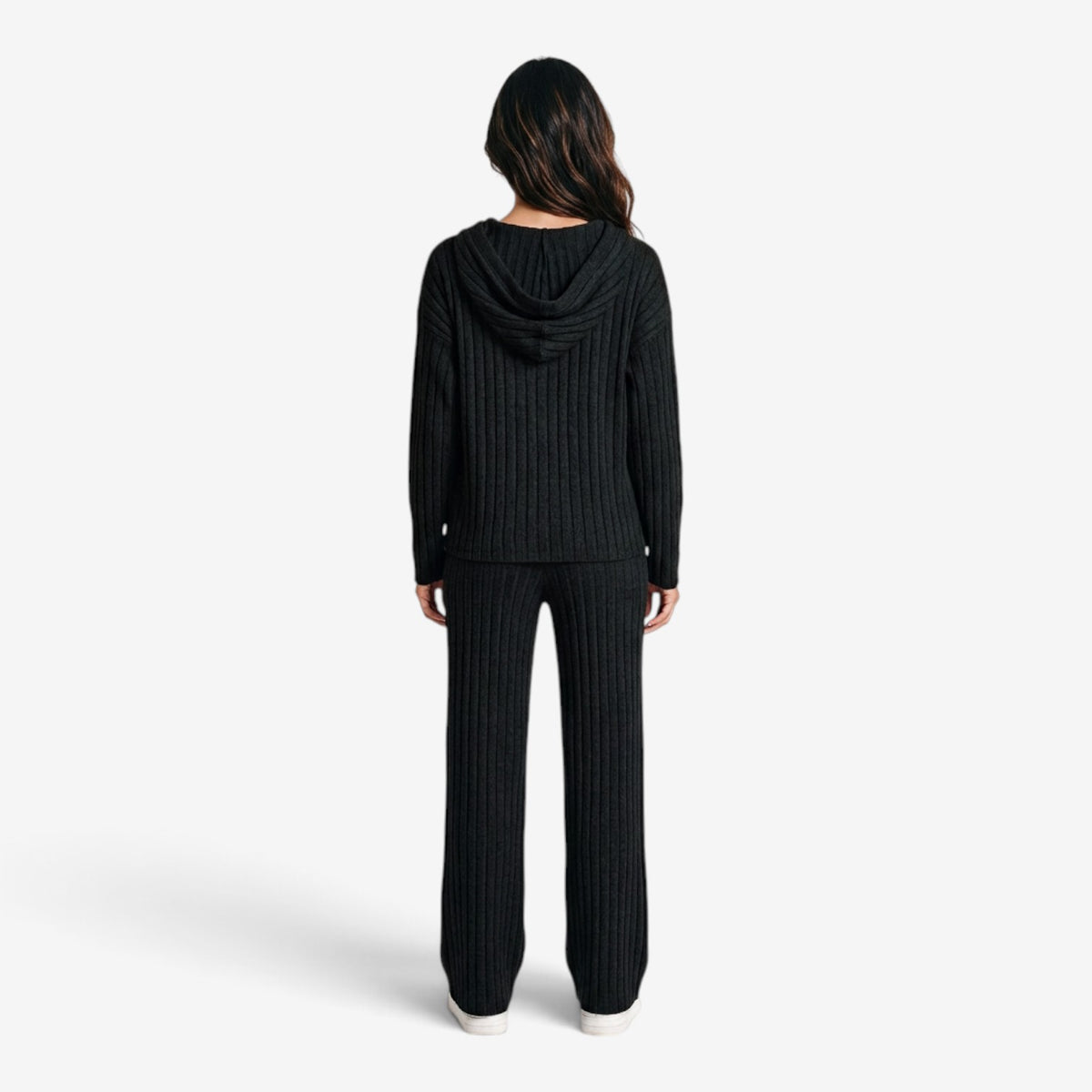 Conjunto de Punto Acanalado para Mujer