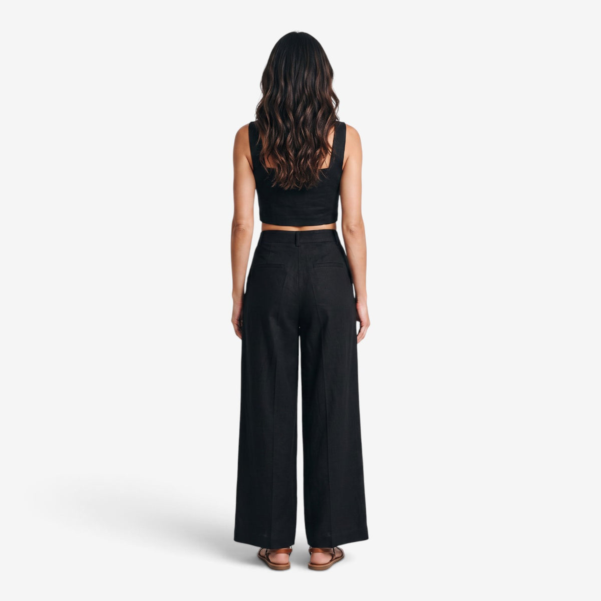Conjunto de Top y Pantalón Palazzo para Mujer
